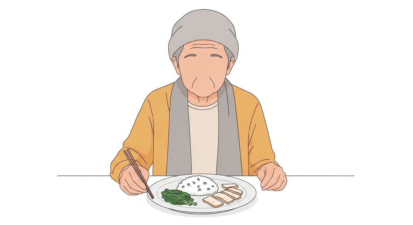 シニア たんぱく質、不足、食事