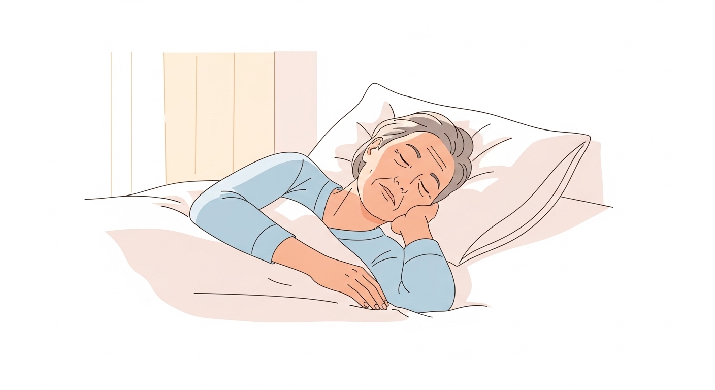 60代 睡眠、シニア 睡眠改善、ぐっすり眠る方法