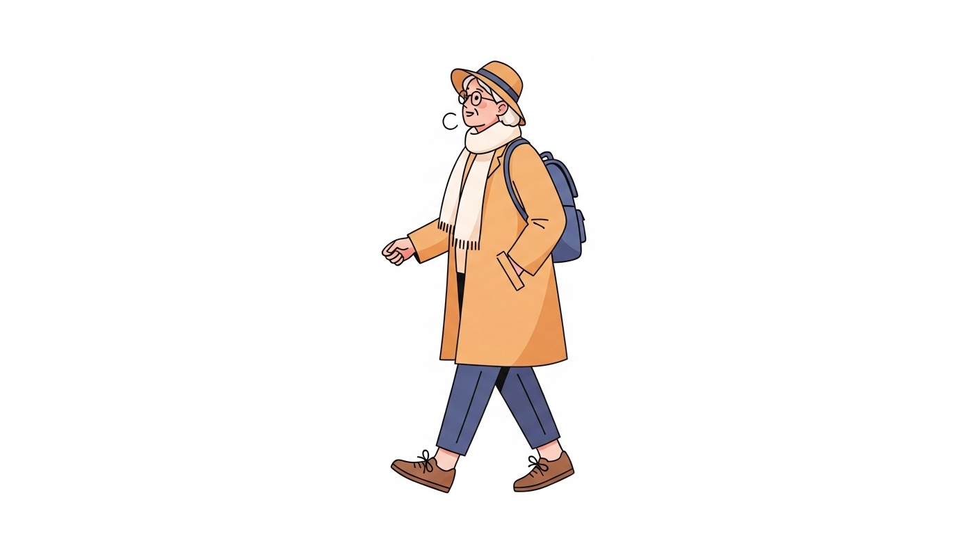 60代からの散歩、何分が「ちょうどいい」と感じたのか？