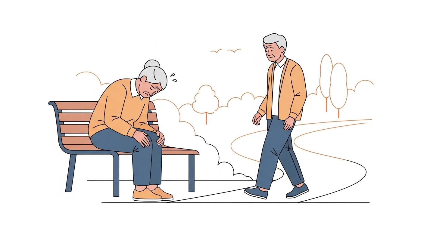 私の「膝爆弾」時代：痛みが消えず絶望した日々