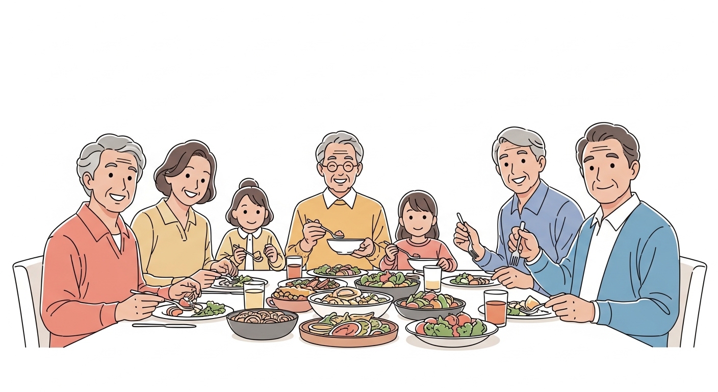 家族も納得!シニア世代に無理なく減塩を勧めるには?