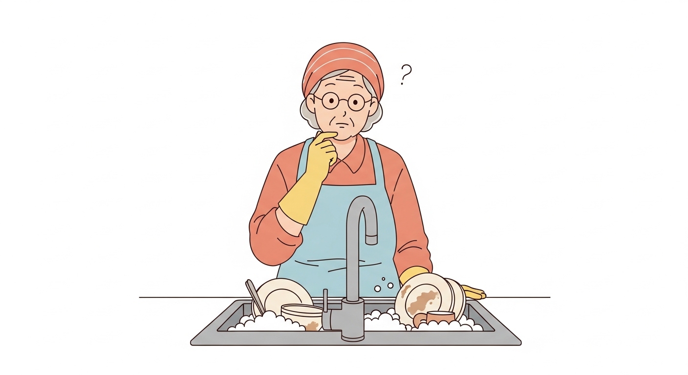 ステップ2:洗い物を「ため洗い」するって、実は損じゃない?